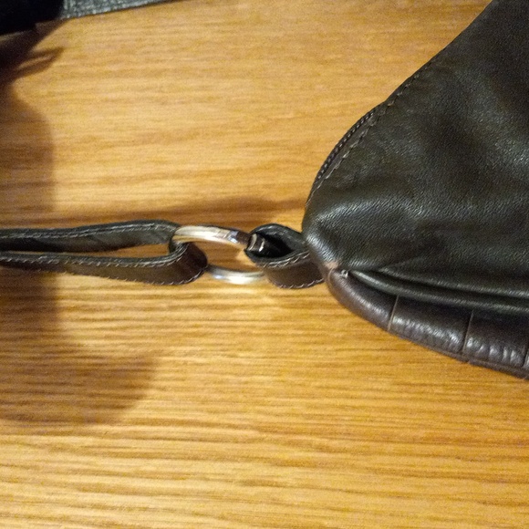 Womens Maurizio taiuti purse genuine leather made in Italy brown shoulder bag - Picture 3 of 6